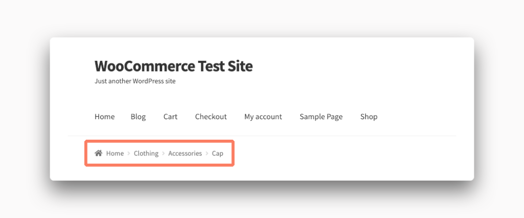 WooCommerce Breadcrumb Navigation