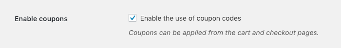 Disable Coupons in WooCommerce