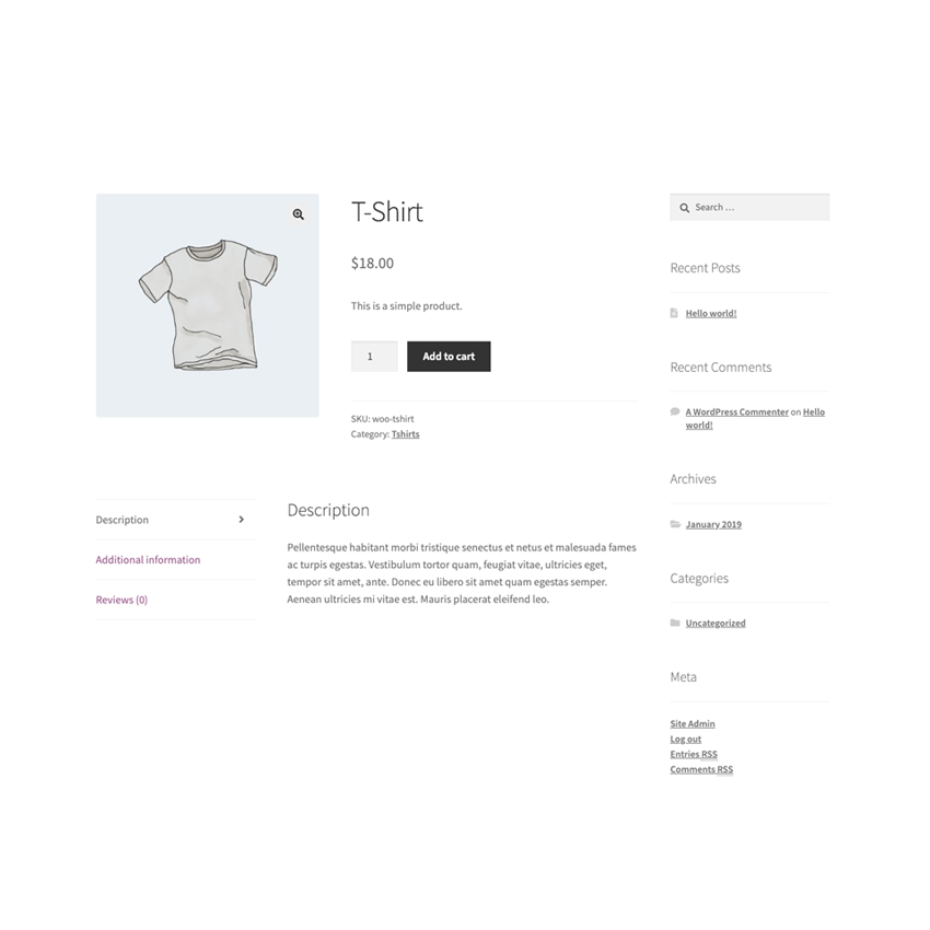 WooCommerce Disable Related Products Screenshot