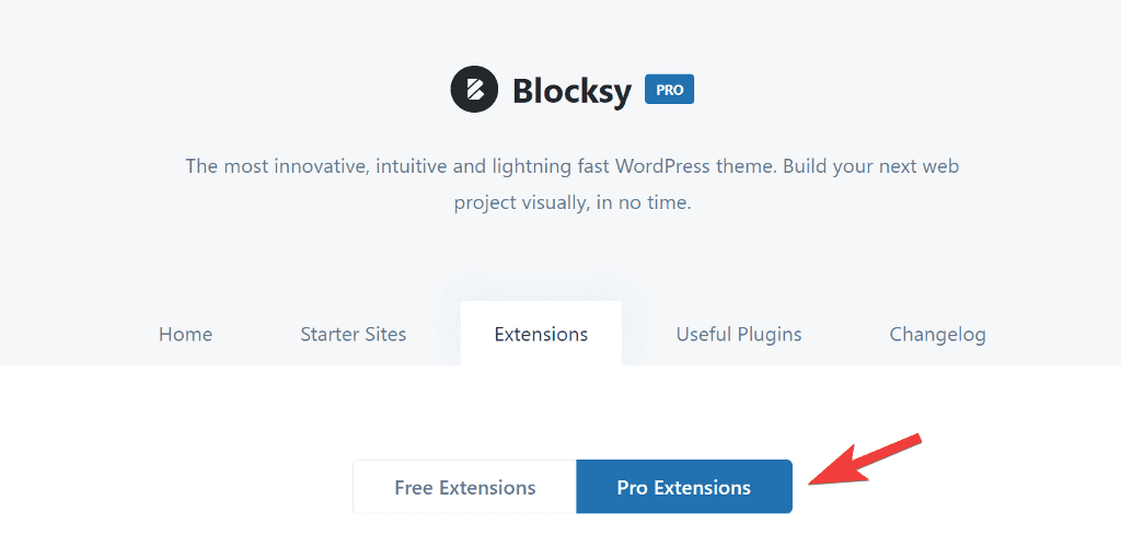 Blocksy Pro Extensions